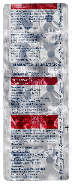 Telmisat 20 Tablet 10