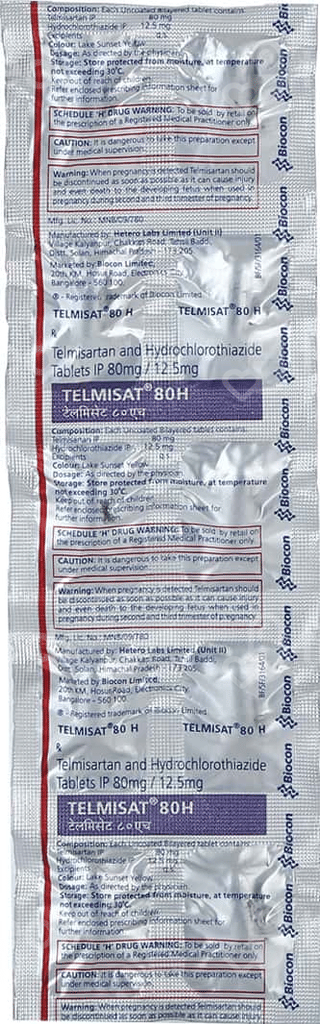 Telmisat 80H Tablet 10