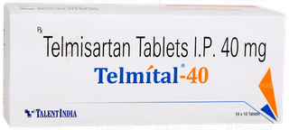 Telmital 40 Tablet 10