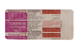 Telmital Ct 40/12.5 MG Tablet 10