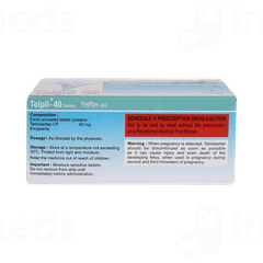 Telpil 40 MG Tablet 10 Telpil 40 MG Tablet 10