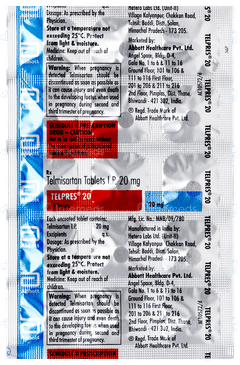 Telpres 20 Tablet 15 Telpres 20 Tablet 15