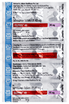 Telpres 40 Tablet 15 Telpres 40 Tablet 15
