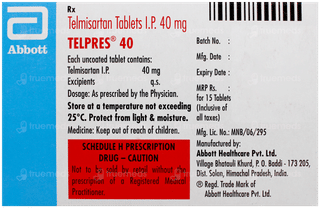 Telpres 40 Tablet 15