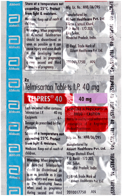 Telpres 40 Tablet 15 Telpres 40 Tablet 15