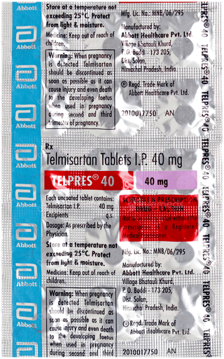 Telpres 40 Tablet 15