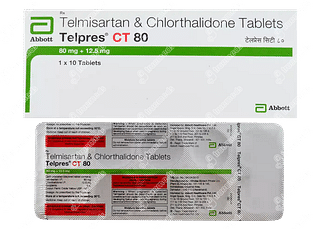 Telpres Ct 80/12.5 MG Tablet 10