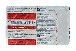 Telsar 40 MG Tablet 15