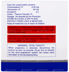 Telsar Ch 40/6.25 Tablet 10 Telsar Ch 40/6.25 Tablet 10