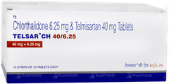 Telsar Ch 40/6.25 Tablet 10 Telsar Ch 40/6.25 Tablet 10