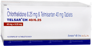 Telsar Ch 40/6.25 Tablet 10