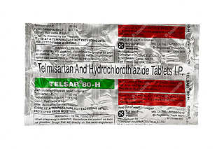 Telsar H 80/12.5 MG Tablet 10