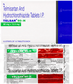 Telsar 80 H Tablet 10