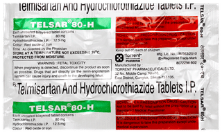 Telsar 80 H Tablet 10