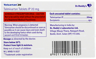 Telsartan 20 Tablet 15