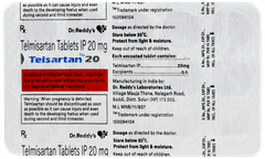 Telsartan 20 Tablet 15 Telsartan 20 Tablet 15