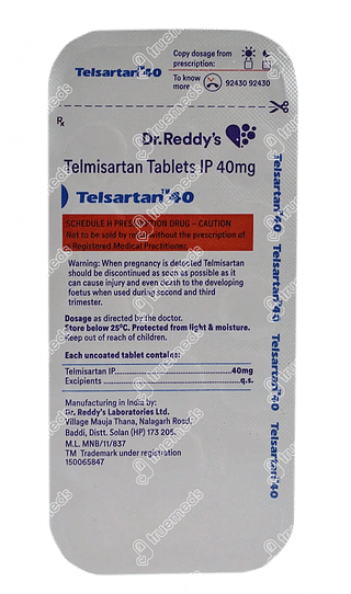 Telsartan 40 Tablet 14