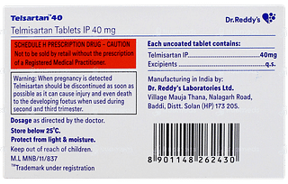 Telsartan 40 Tablet 15