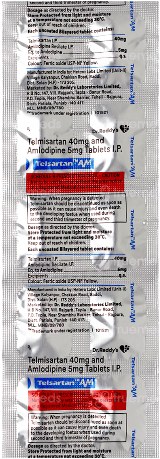 Telsartan Am Tablet 10