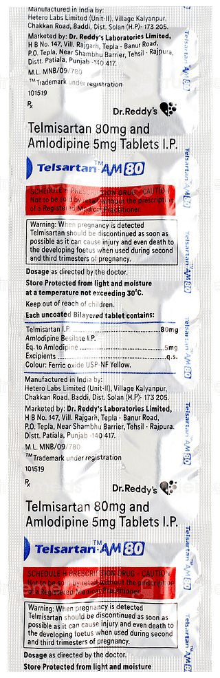 Telsartan Am 80 Tablet 10