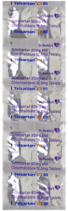 Telsartan Ct 80 Tablet 10 Telsartan Ct 80 Tablet 10