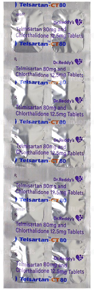 Telsartan Ct 80 Tablet 10