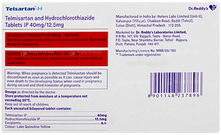 Telsartan H Tablet 14