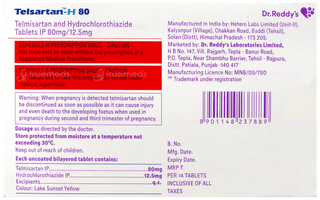 Telsartan H 80 Tablet 14