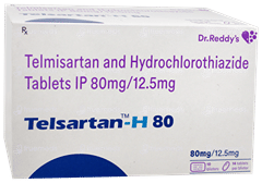 Telsartan H 80 Tablet 14 Telsartan H 80 Tablet 14