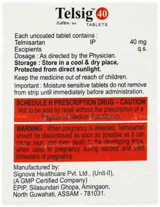 Telsig 40 Tablet 15