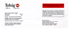 Telsig 80 Tablet 10 Telsig 80 Tablet 10