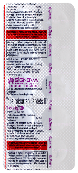 Telsig 80 Tablet 10