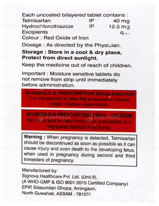 Telsig H 40mg Tablet 15