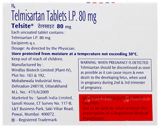 Telsite 80Mg Tablet 15
