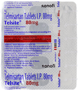 Telsite 80Mg Tablet 15