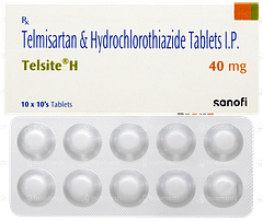 Telsite H 40mg Tablet 10