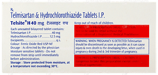 Telsite H 40mg Tablet 10