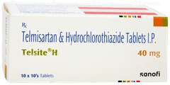 Telsite H 40mg Tablet 10 Telsite H 40mg Tablet 10