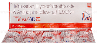 Telvas 3d 80/5/12.5 MG Tablet 10