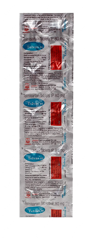 Telvas 80 MG Tablet 10