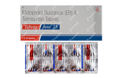 Telvas Beta 25 Tablet 10