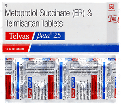 Telvas Beta 25 Tablet 10