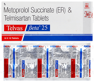 Telvas Beta 25 Tablet 10