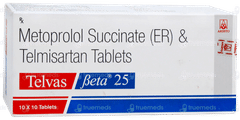 Telvas Beta 25 Tablet 10