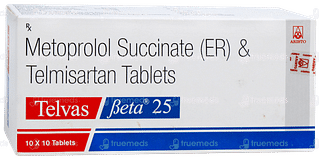 Telvas Beta 25 Tablet 10