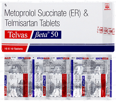 Telvas Beta 50 Tablet 10