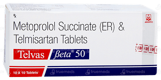 Telvas Beta 50 Tablet 10