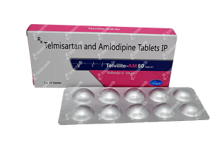 Telvilite Am 80/5 MG Tablet 10