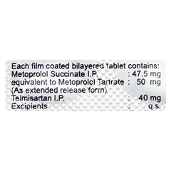 Telwave M 40/50 Mg Tablet 10
