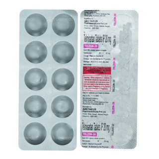 Telzen 20 Mg Tablet 10